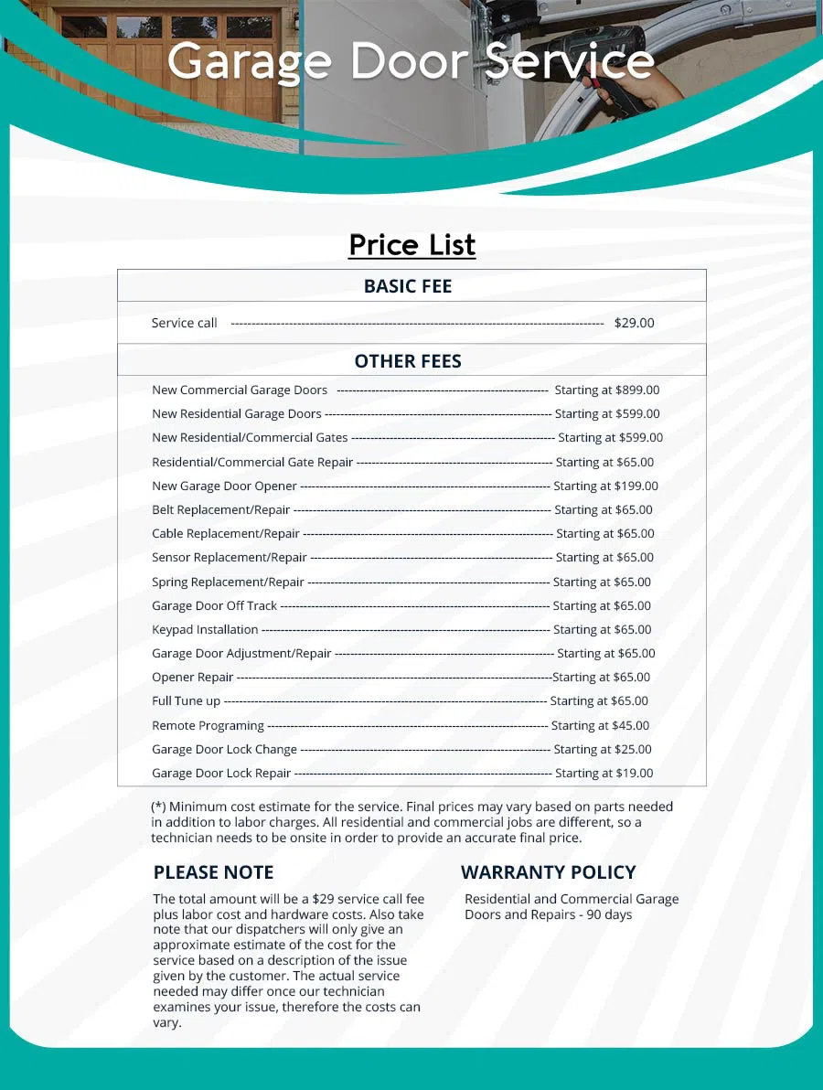 Garage Door Mobile Service Repair Oaklyn, NJ 856-521-9115